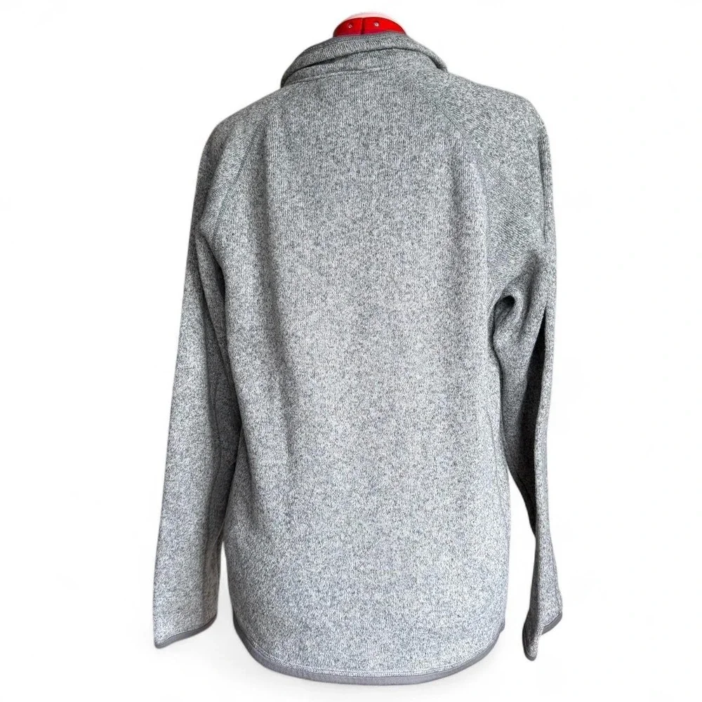 Patagonia Better Sweater Quarter-Zip Fleece Pullover Mens Medium Stonewash Grey
